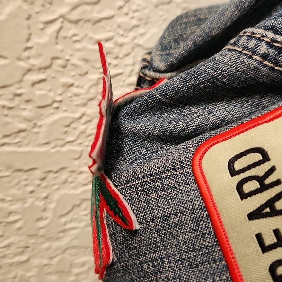S Gap Jean Jacket with patches - Picture 4 of 4